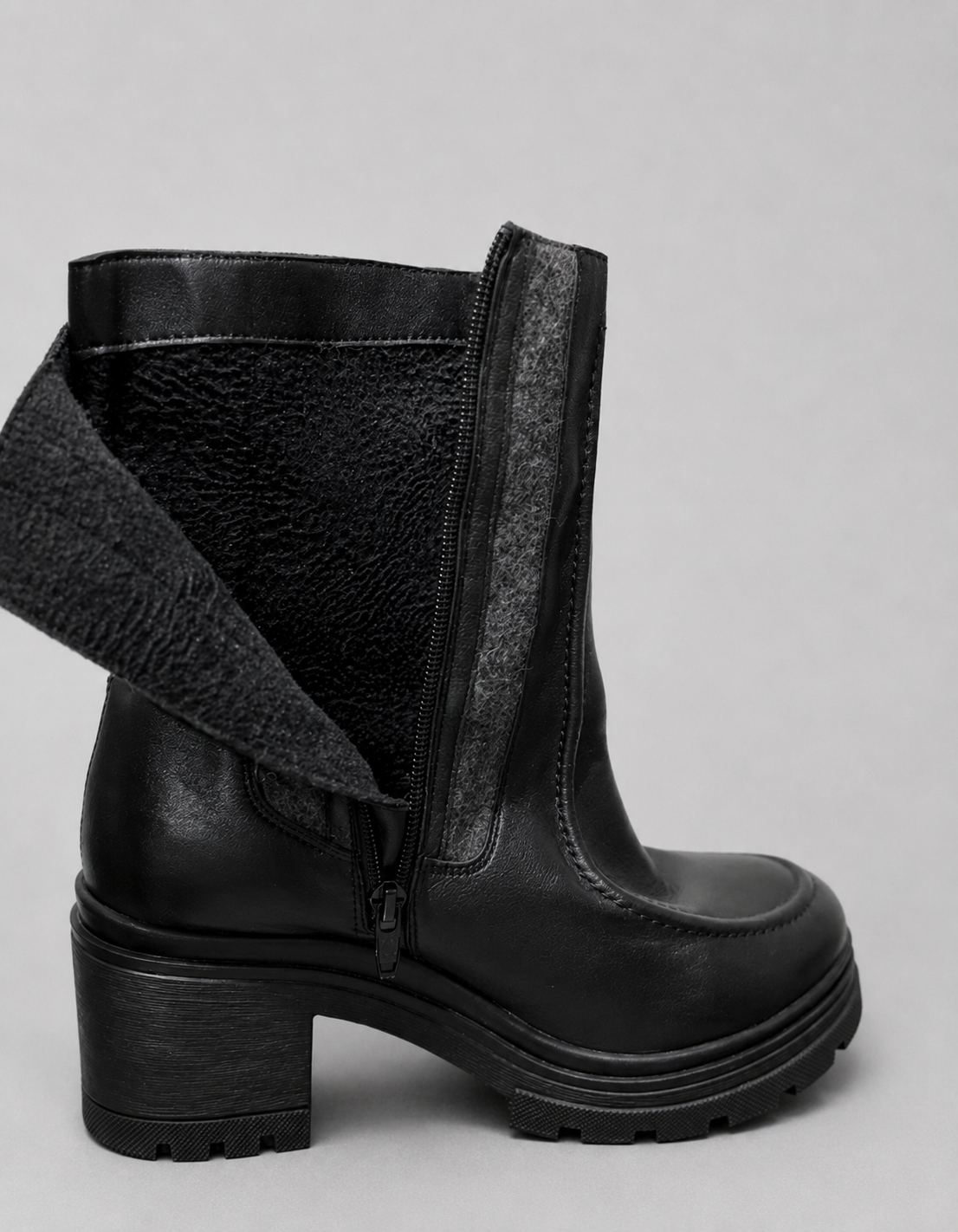 Botines Salamander de Cuero geniuno y Fieltro | Talla indicada 40