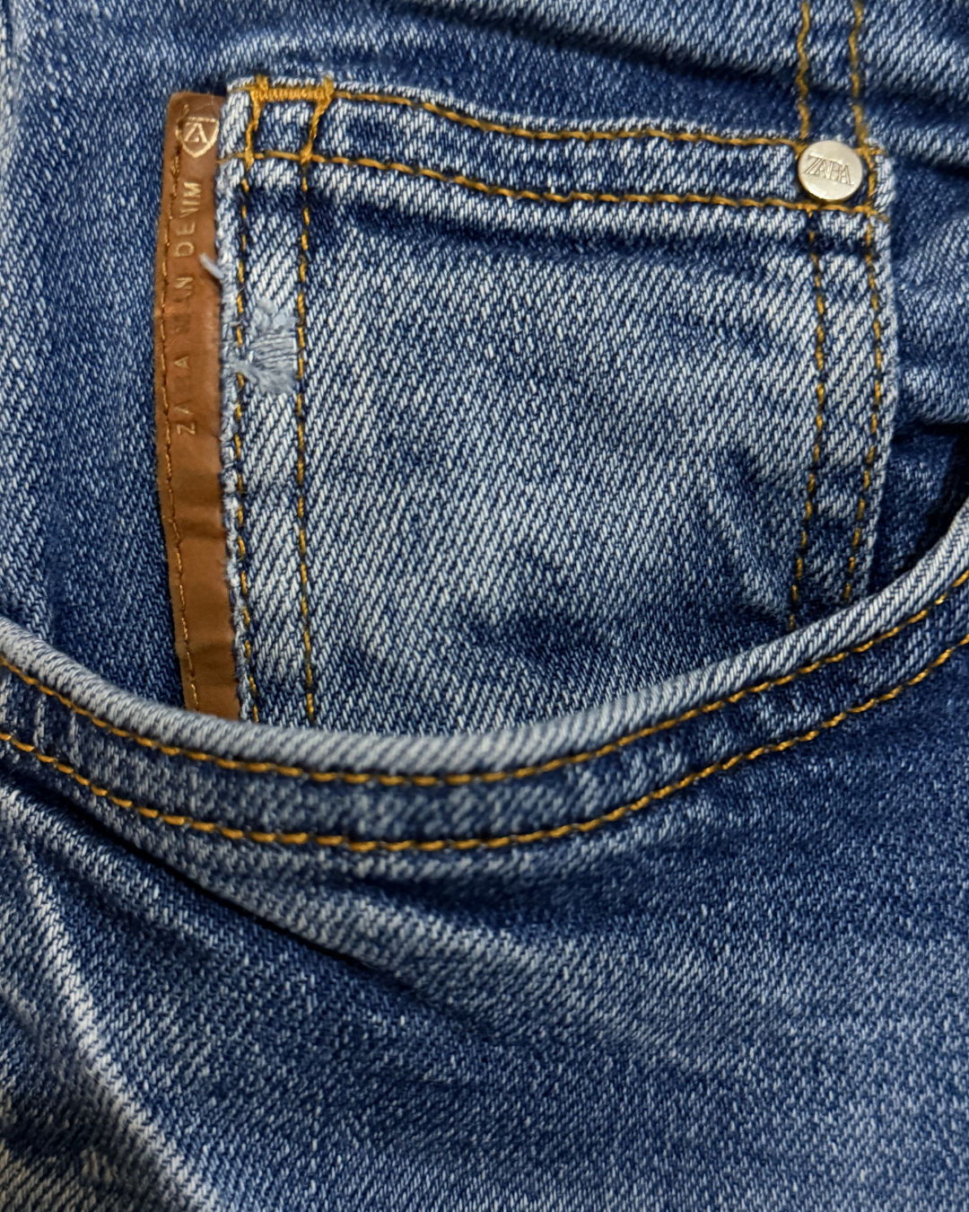 Jeans ZARA MAN Premium Denim | Corte recto | Talla 38 | Usados