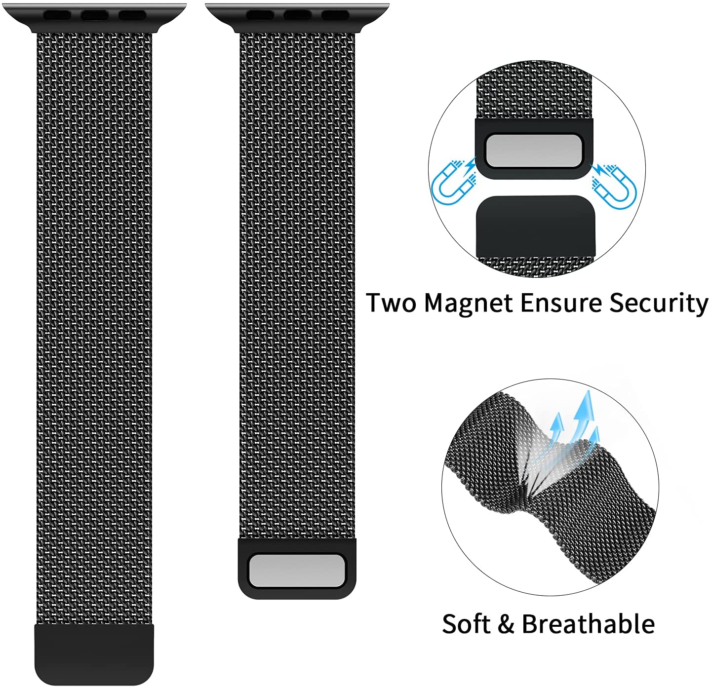 Razor ™ - Correa magnética para Apple Watch