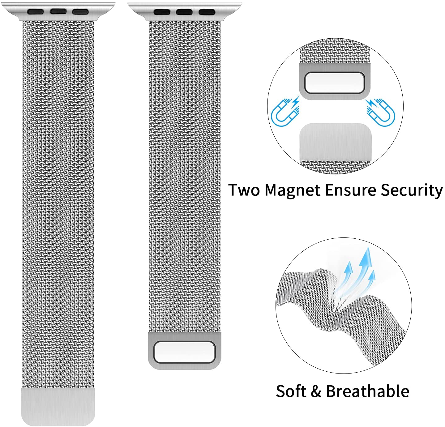 Razor ™ - Correa magnética para Apple Watch
