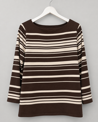 Polera RALPH LAUREN | Talla L | Cuello redondo (algodón elasticado)