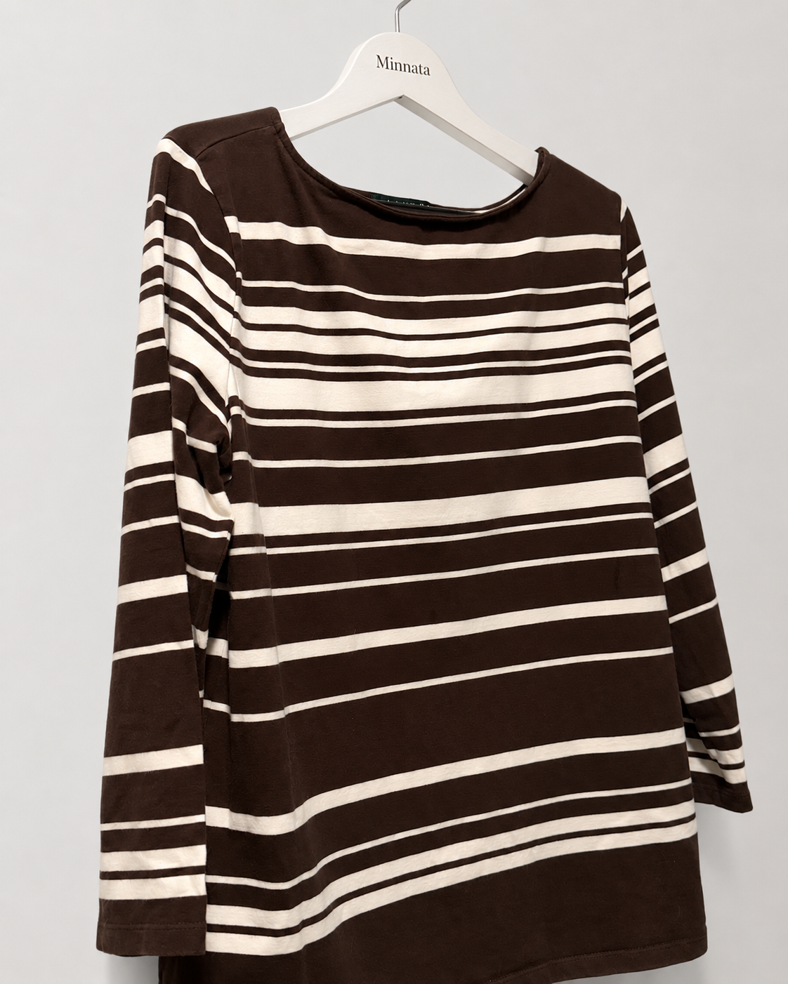 Polera RALPH LAUREN | Talla L | Cuello redondo (algodón elasticado)