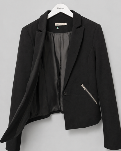 Blazer entallado ONLY | Cierres metálicos | Talla 36