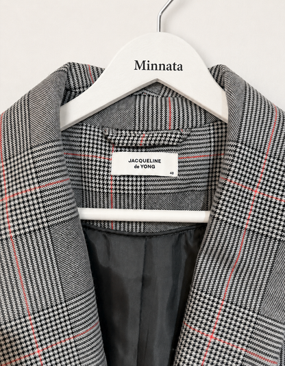 Blazer Jacqueline de Yong estilo Príncipe de Gales | Talla indicada 40