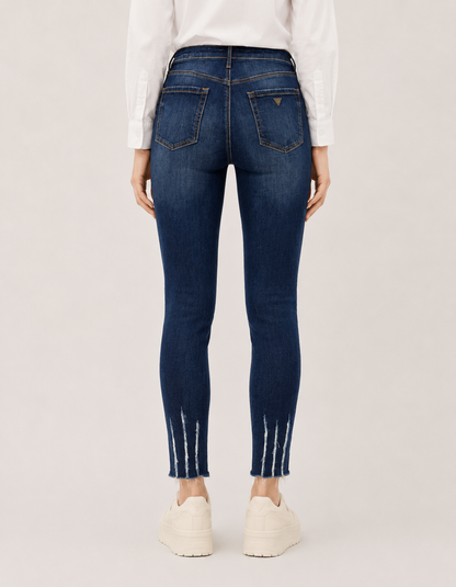 Jeans Guess Skinny Tiro Alto Desgastados | Talla indicada 38 - 40  Elasticados