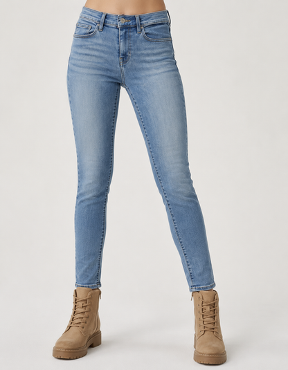Jeans Levi's 710 Super Skinny tiro alto |Usados | Talla 27 (equiv. 36–38)