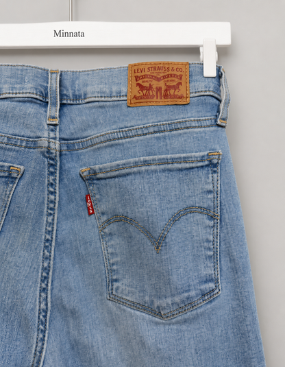Jeans Levi's 710 Super Skinny tiro alto |Usados | Talla 27 (equiv. 36–38)