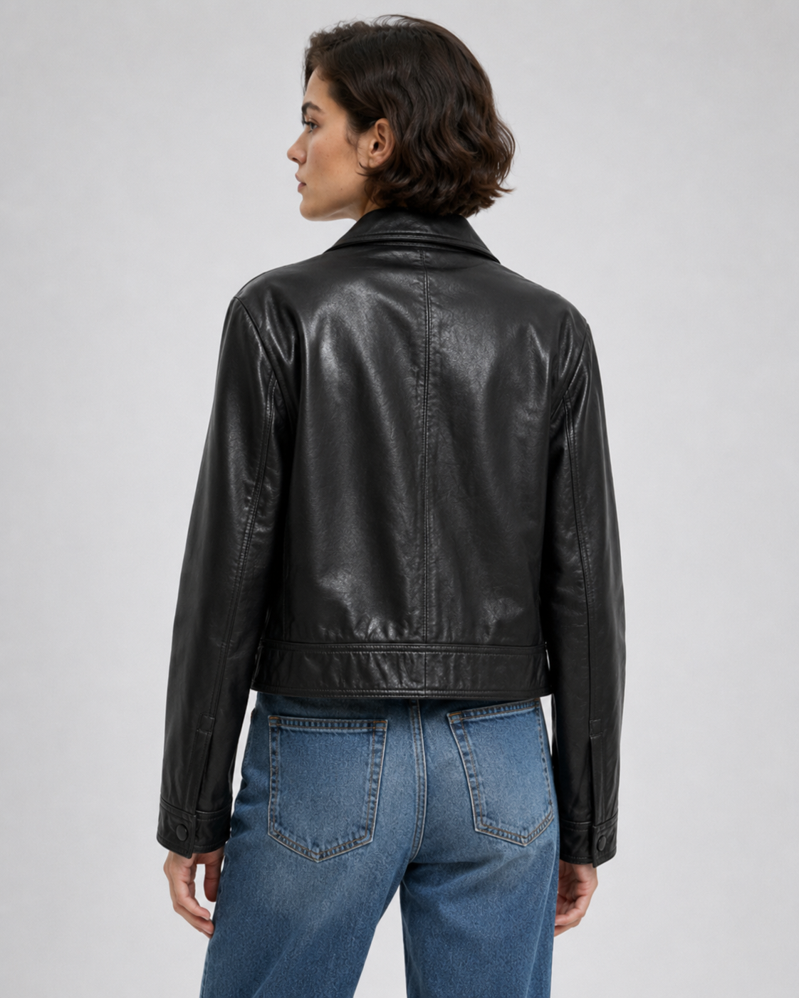 Chaqueta Zara | COLLECTION LIMITED EDITION | cuero genuino | Talla indicada M