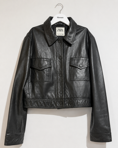 Chaqueta Zara | COLLECTION LIMITED EDITION | cuero genuino | Talla indicada M