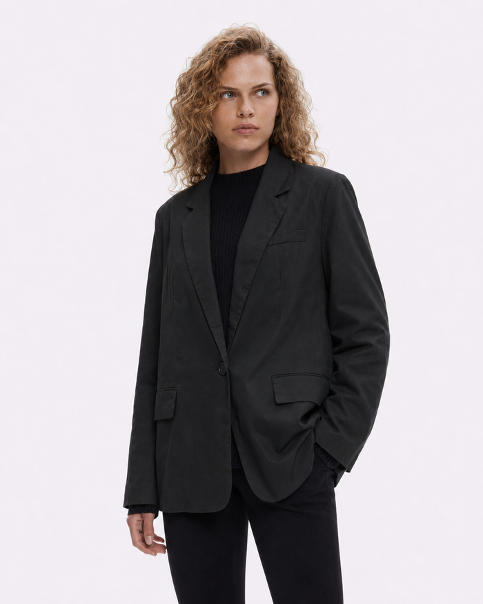 Blazer Della Spiga Italy negro clásico | vintage | talla M