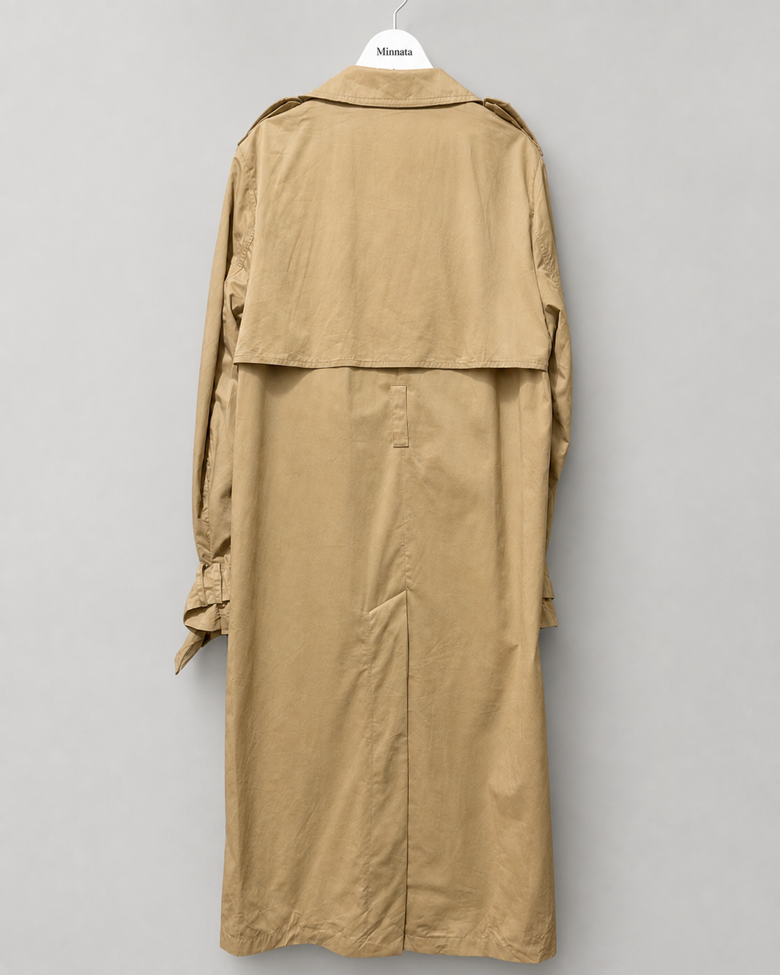 Trench largo ZARA | doble botonadura (100% algodón)
