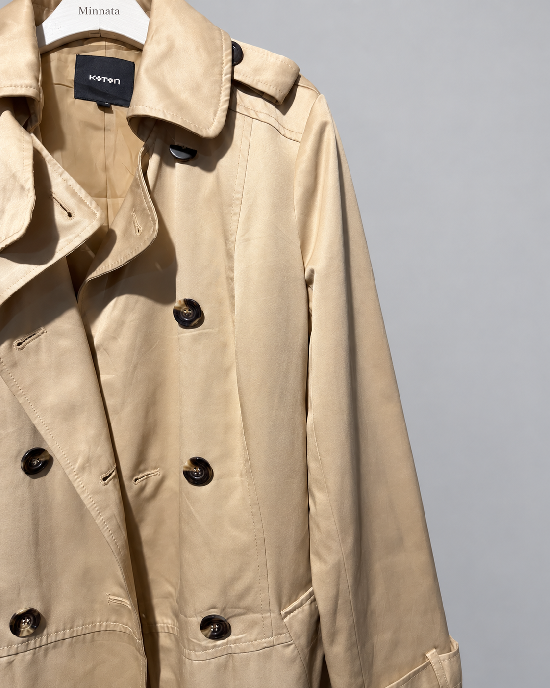 Trench coat Koton | Beige/camel clásico  | talla 36 / S)