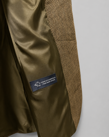 Blazer vintage Bianca — Pura Lana Virgen (Espiga / Herringbone)