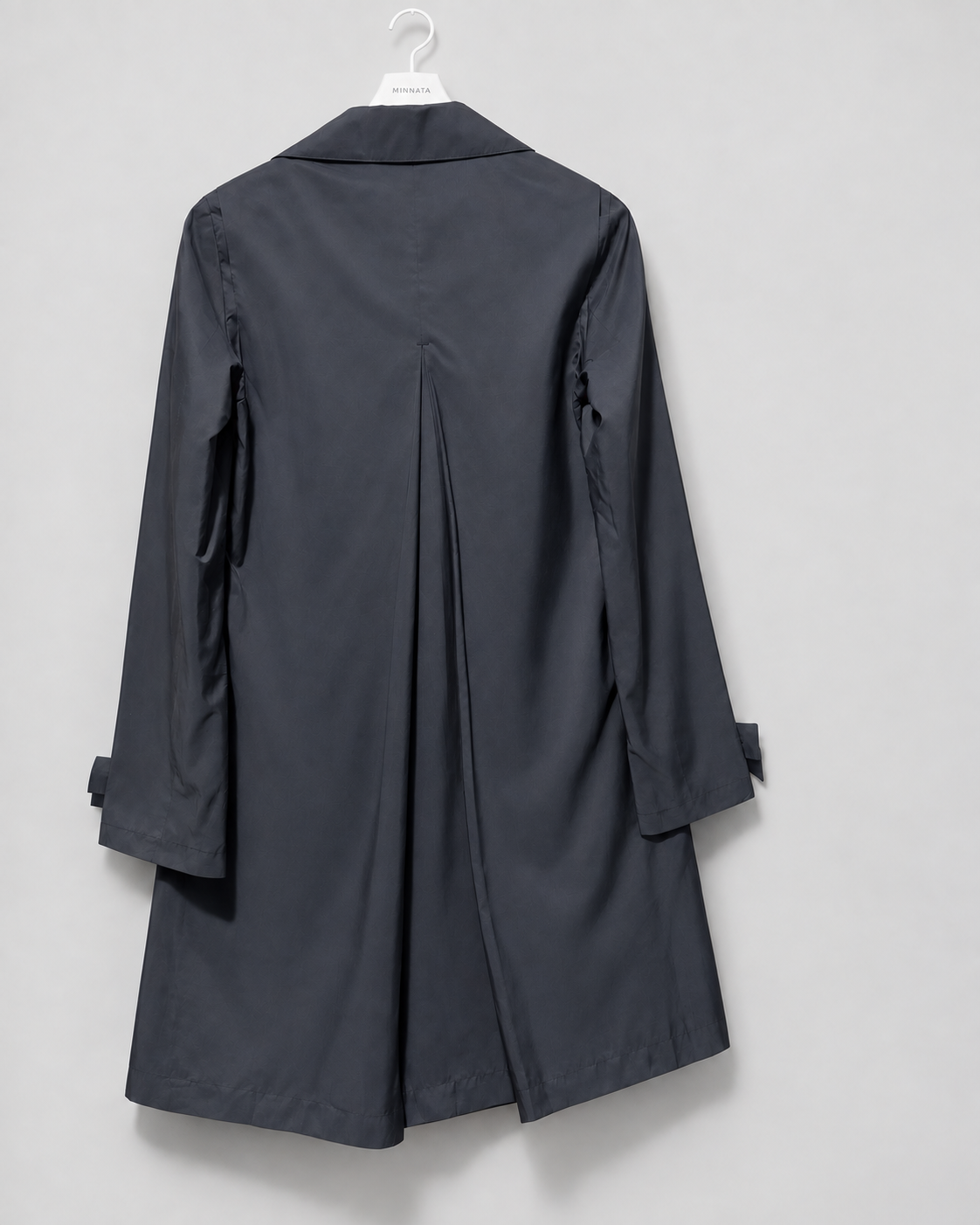 Trench coat MANGO (línea Suit) | Azul marino satinado | talla XS