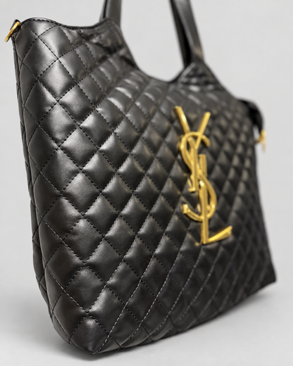 Cartera estructurada estilo diseñador | Con pouch, correa y bolsa protectora