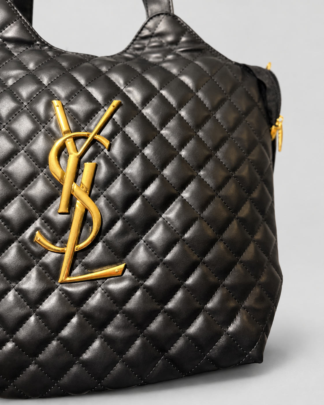 Cartera estructurada estilo diseñador | Con pouch, correa y bolsa protectora