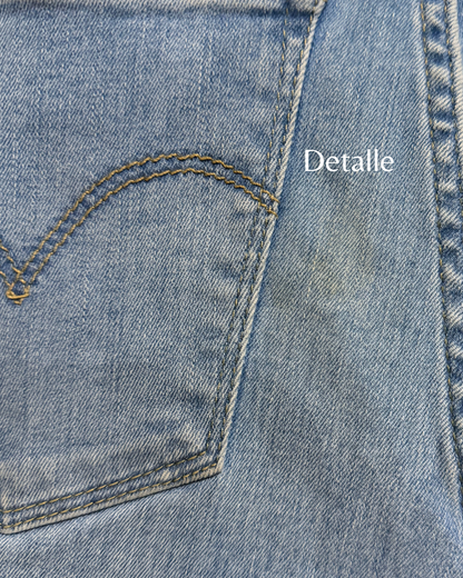 Jeans Levi's 710 Super Skinny tiro alto |Usados | Talla 27 (equiv. 36–38)