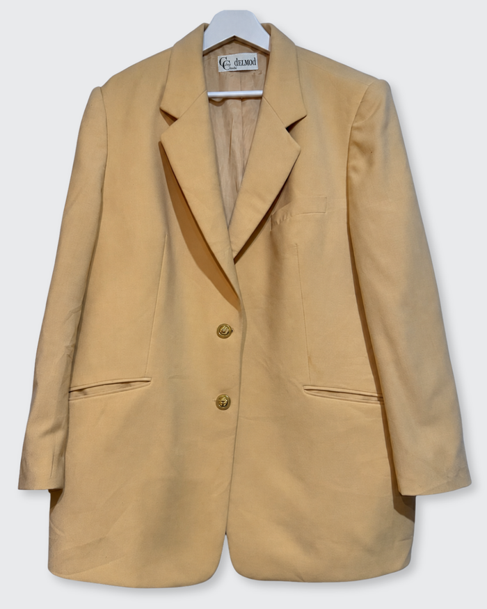 Blazer Delmod City Combi vintage | Botones dorados | Talla