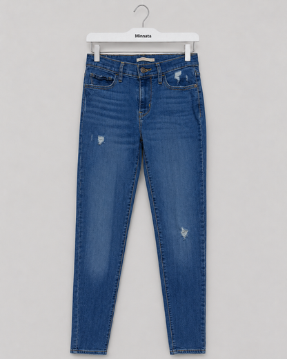 Jeans Levi's 710 Super Skinny · Talla 27