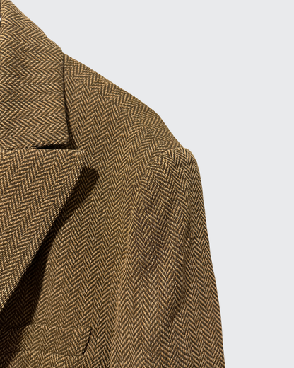 Blazer vintage Bianca — Pura Lana Virgen (Espiga / Herringbone)