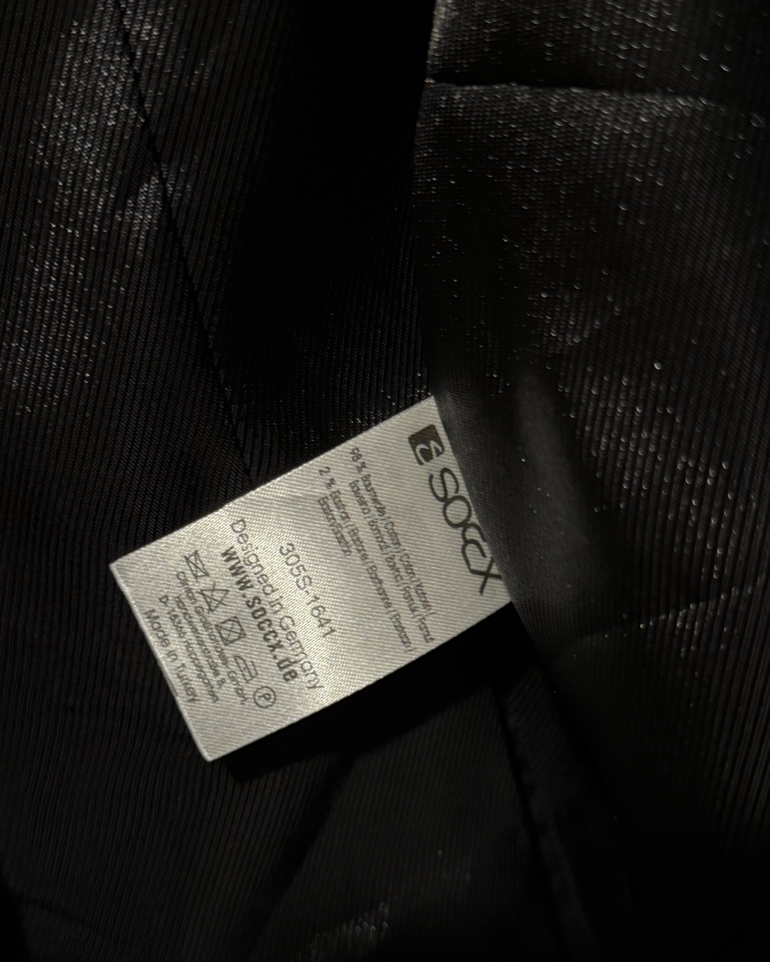 Blazer Negro Sastre SOCCX (Alemania) | Corte Entallado | Talla 40/L