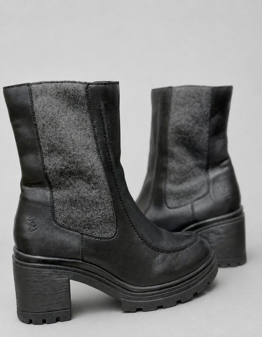 Botines Salamander de Cuero geniuno y Fieltro | Talla indicada 40