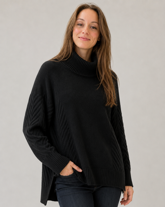 Sweater Calvin Klein Cuello Alto | Talla indicada XS