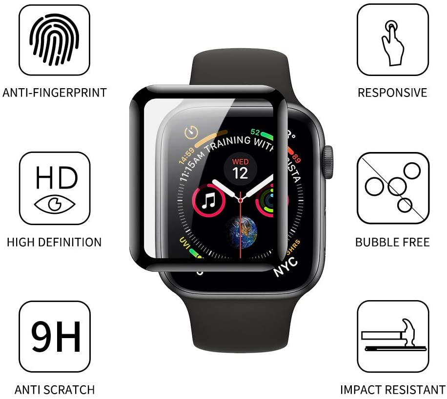 Vetro temperato curvo per Apple Watch