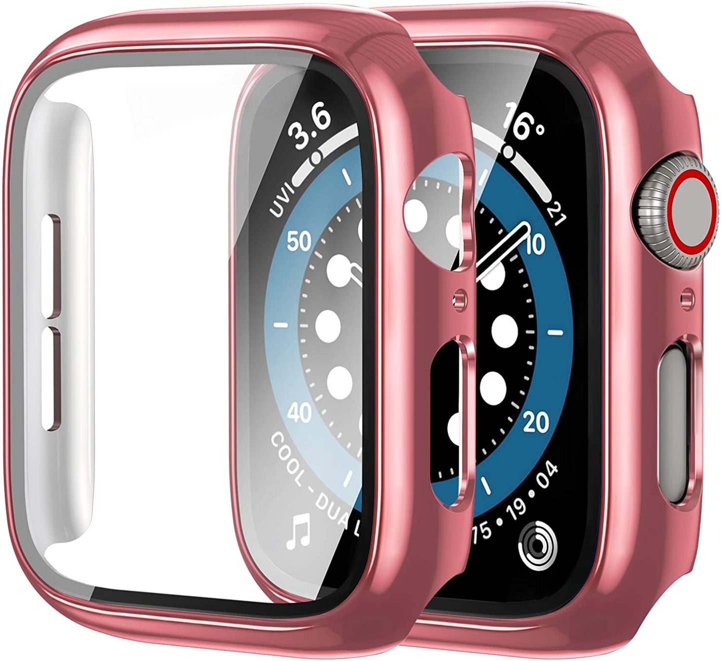 Crystal ™ - Protector de pantalla Apple Watch con vidrio templado