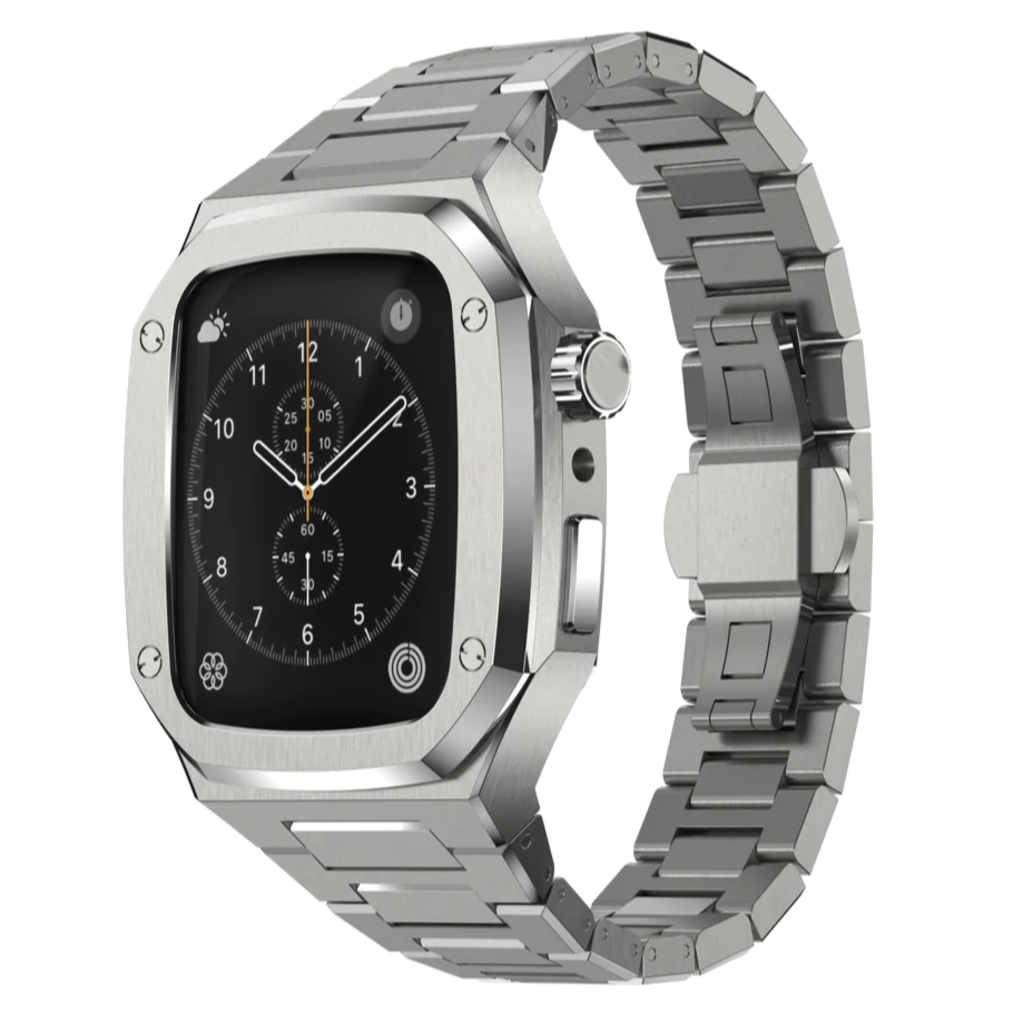 Serie Royal ™ Metal - Cinturino + protezione per Apple Watch 