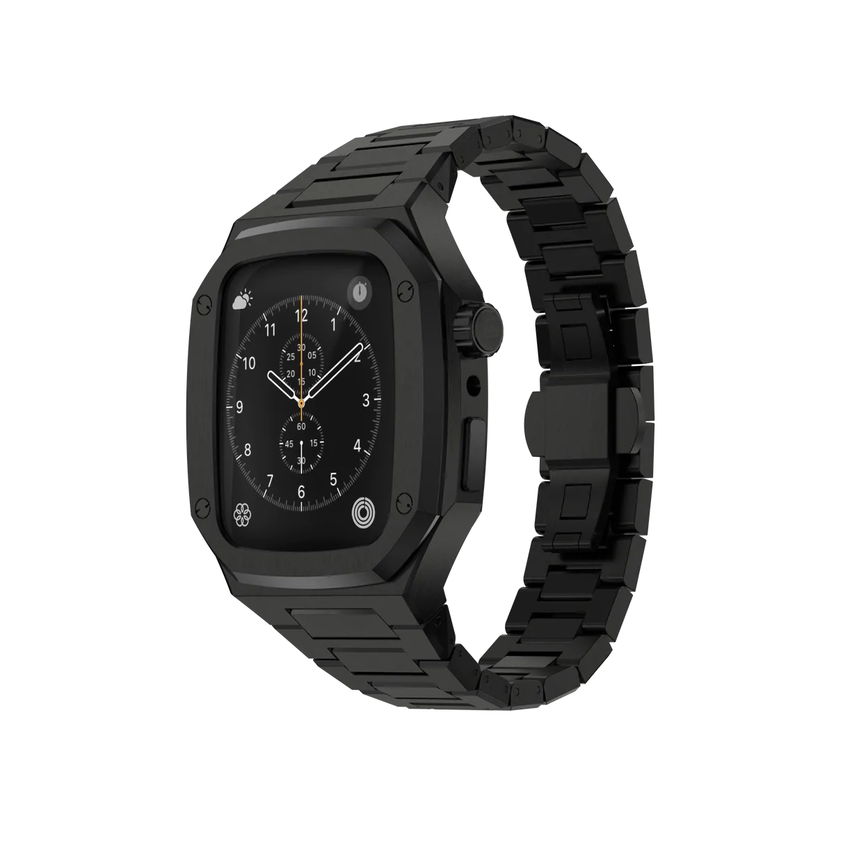 Série Royal ™ Metal - Correia + protetor para Apple Watch