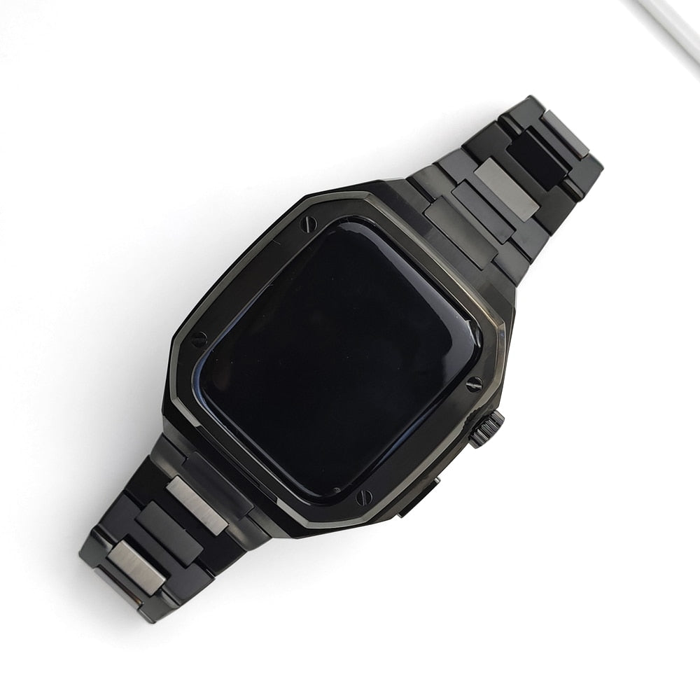 Serie Royal ™ Metal - Cinturino + protezione per Apple Watch 