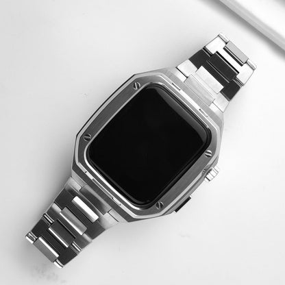 Série Royal ™ Metal - Correia + protetor para Apple Watch