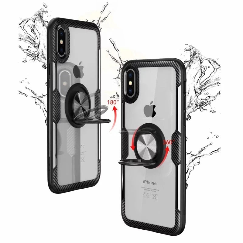 Funda Armour™ con anillo magnético para iPhone