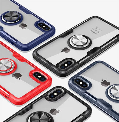 Funda Armour™ con anillo magnético para iPhone